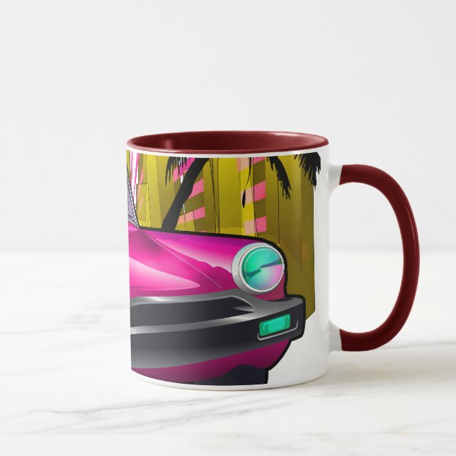 Mug Voiture de sport classique (Droite)