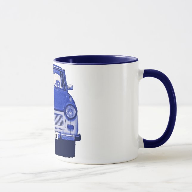 Mug Voiture de Trabant dans le bleu, Berlin (Droite)