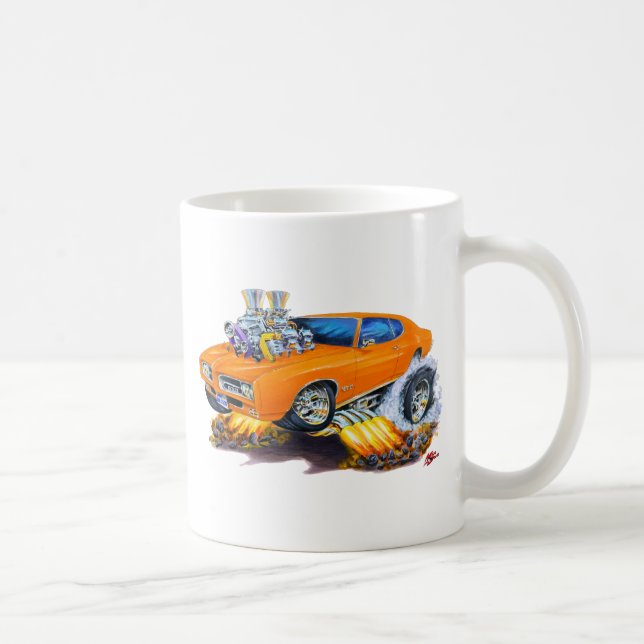 Mug Voiture d'orange de 1969 GTO (Droite)