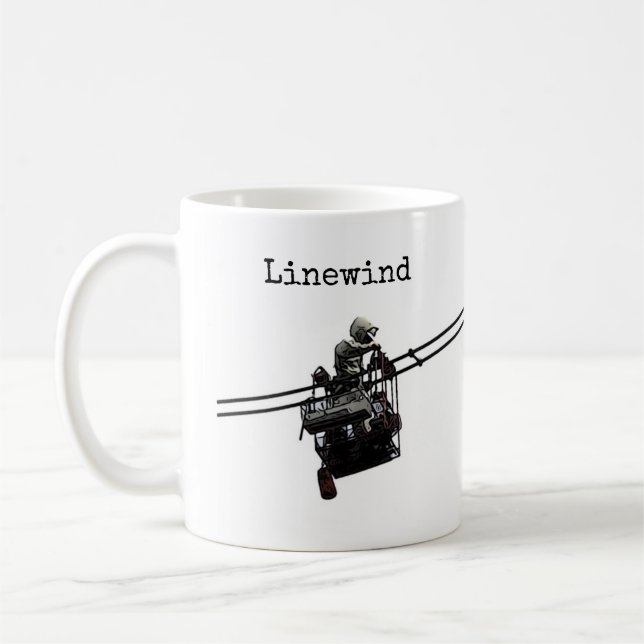 Mug Voiture électrique à boule de lineman Linewind (Gauche)