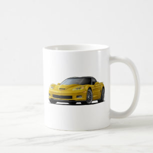Mug Voiture jaune de Corvette ZR1