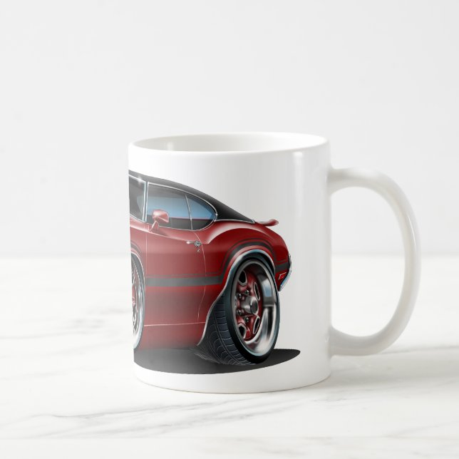 Mug Voiture marron du sabre d'abordage 442 d'Olds (Droite)