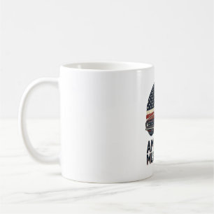 Mug Voiture Musclée Américaine Vintage Flag Chemise De