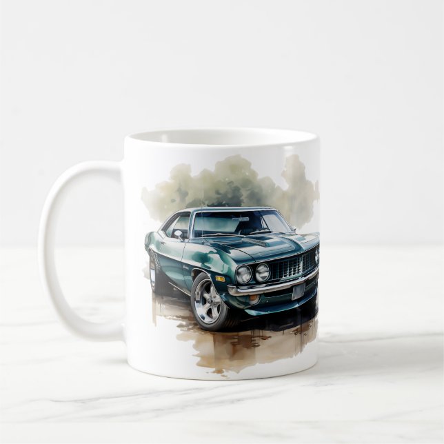 Mug Voiture Musclée Classique (Gauche)