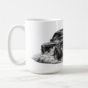 Mug Voiture musculaire à hayon 1969 en dérapage