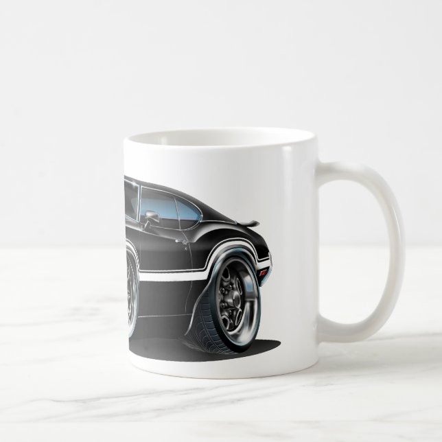 Mug Voiture noire du sabre d'abordage 442 d'Olds (Droite)