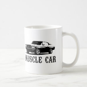 Mug voiture vintage de muscle
