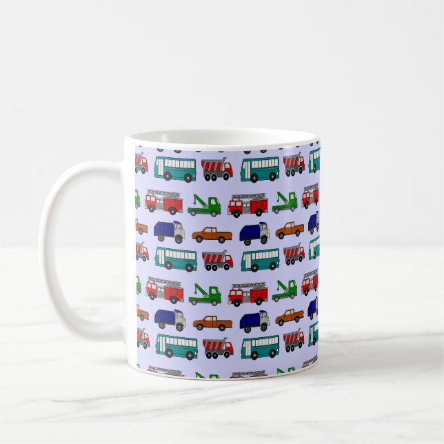 Mug Voitures, Camions, Bus (Gauche)