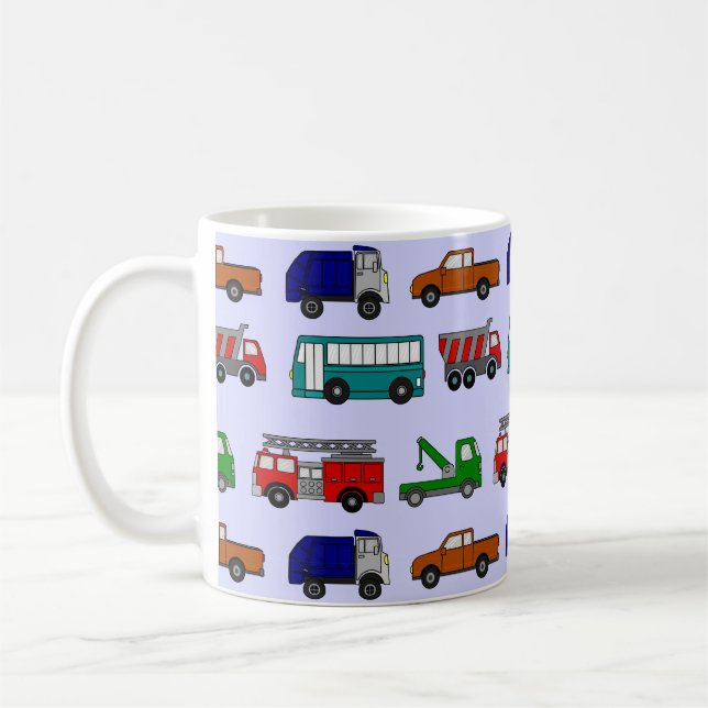 Mug Voitures, Camions, Bus (Gauche)