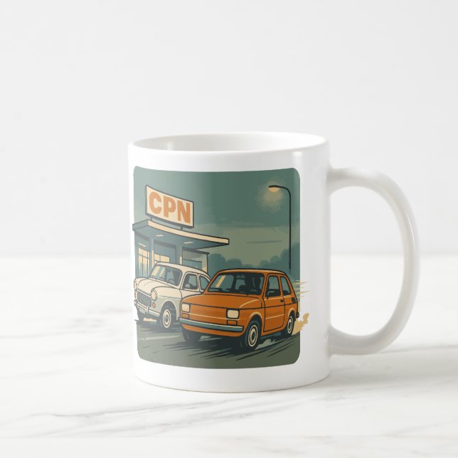 Mug Voitures Classiques Polonaises Rétro CPN (Droite)