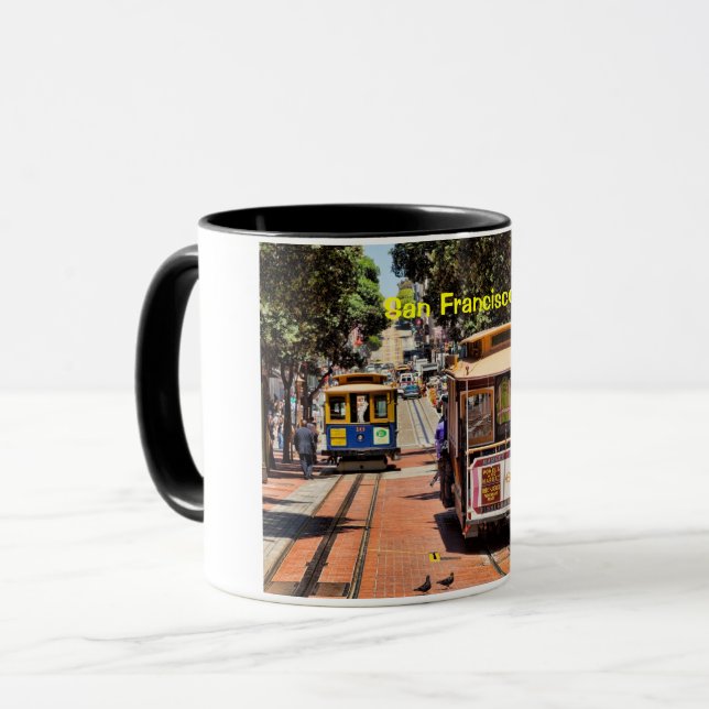 Mug Voitures de tramway célèbres dans le monde, San Fr (Devant gauche)