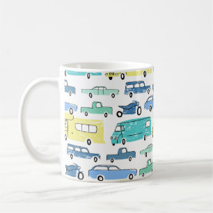 Mug Voitures de ville et le dessin animé de transport 