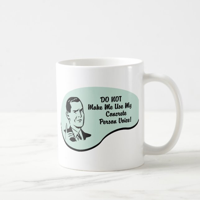 Mug Voix concrète de personne (Droite)