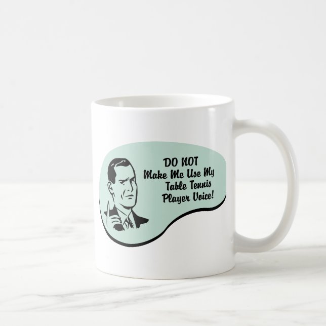 Mug Voix de joueur de ping-pong (Droite)