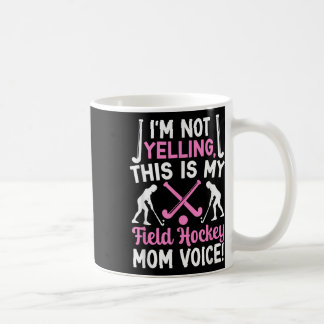 Mug Voix de mère de hockey sur gazon Mère d'un joueur