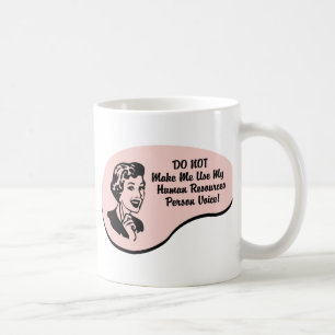 Mug Voix de personne de ressources humaines