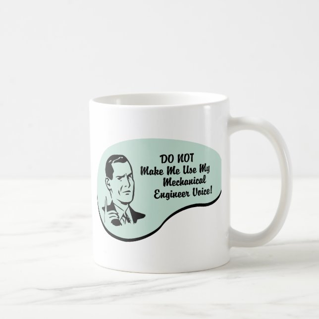 Mug Voix d'ingénieur mécanicien (Droite)