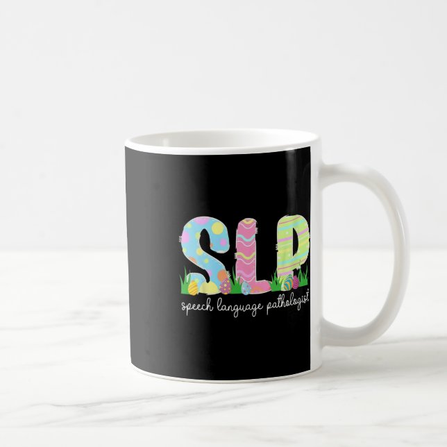 Mug Voix Langue Pathologie Slp Pâques Voix Therap (Droite)