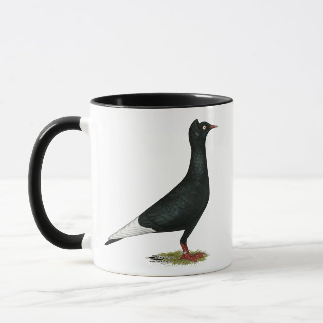 Mug Vol Casquette noir Pigeon (Gauche)