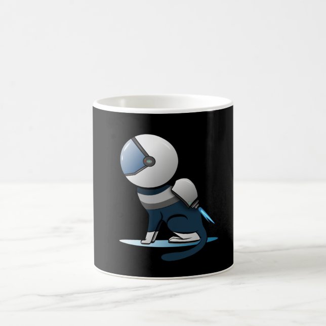 Mug Vol d'astronaute de chats spatiaux (Centre)