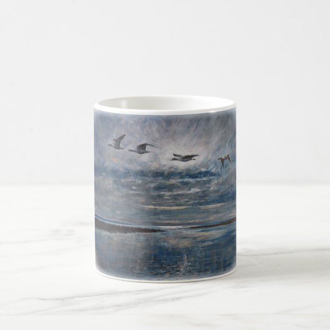Mug Vol d'aube, lune en retard (Centre)