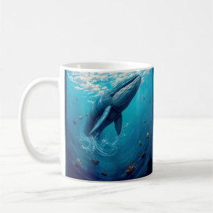 Mug Vol de Leviathan vers la liberté – Art surréaliste
