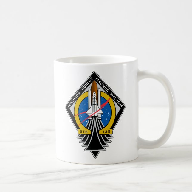 Mug Vol final STS 135 Atlantis (Droite)