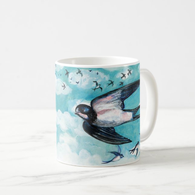 Mug Volage des hirondelles (Devant droit)