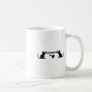 Mug Volant de Badminton Et Chats - Volant de Badminton