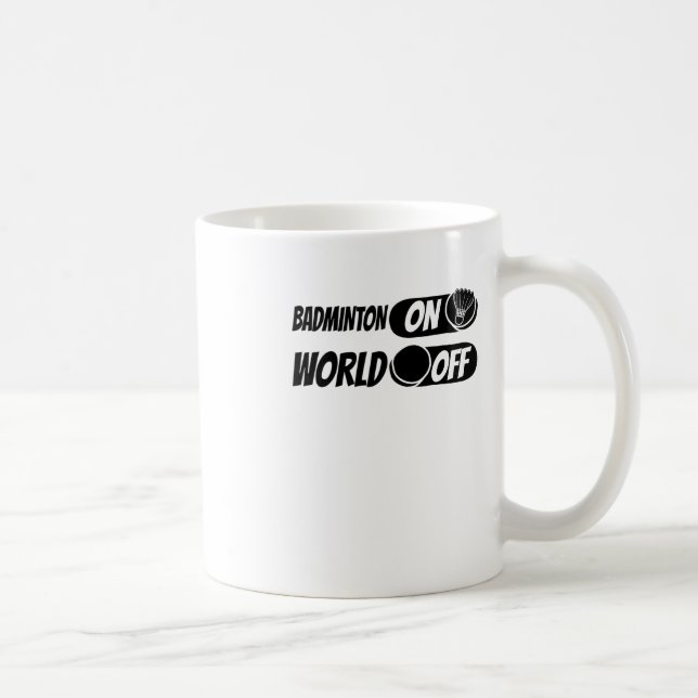 Mug Volant de badminton Racket - Team Badminton On Wor (Droite)