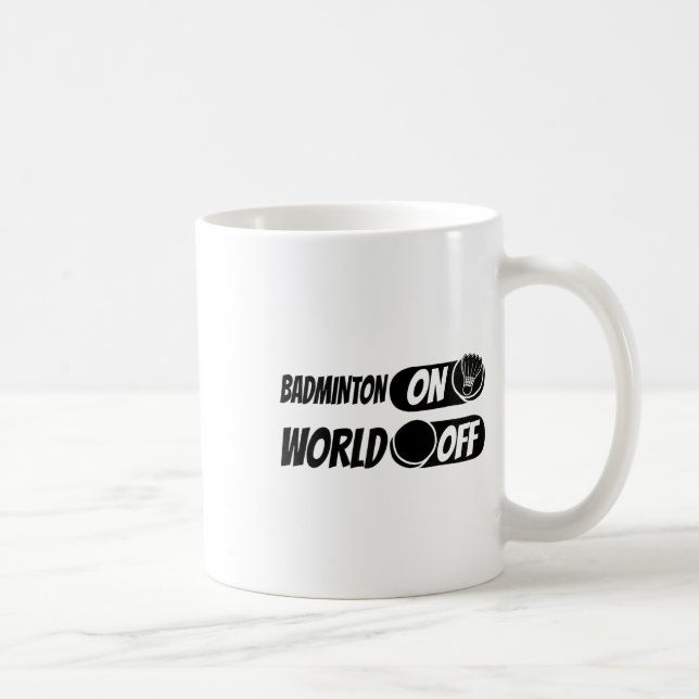Mug Volant de badminton Racket - Team Badminton On Wor (Droite)