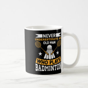 Mug Volant de Badminton Raquette Joueur de Badminton 