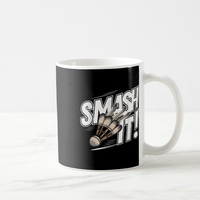 Mug Volant de badminton Smash (Droite)