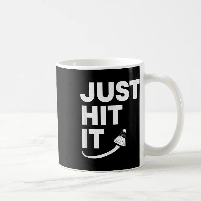 Mug Volant de badminton, Touchez-Le, Faites Une Navett (Droite)