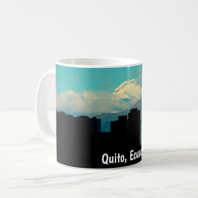 Mug Volcan Cayambe, Quito, Equateur (Devant gauche)