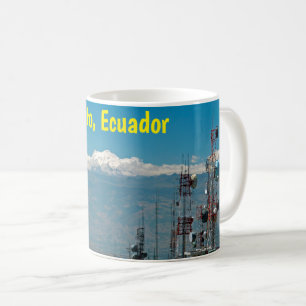 Mug Volcan et mâts Antisana, Quito, Equateur