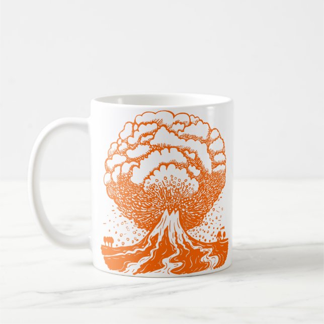 Mug Volcan - Orange (Gauche)