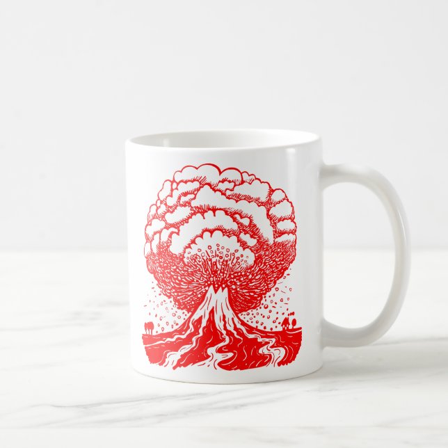 Mug Volcan - Rouge (Droite)