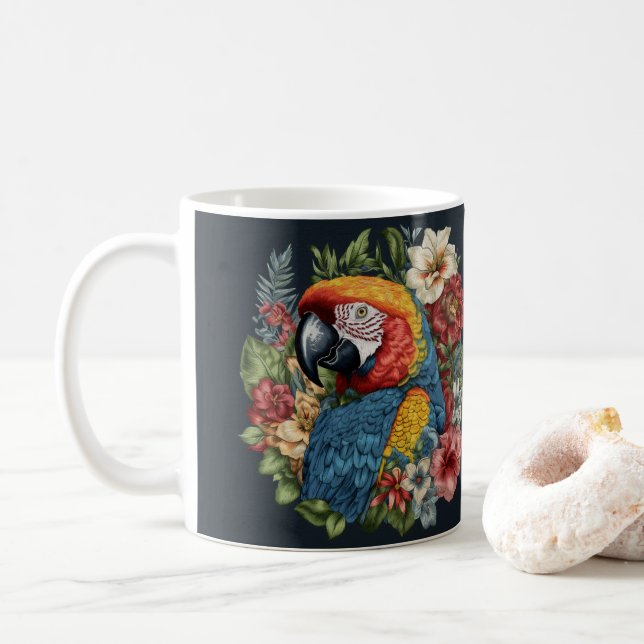 Mug Voler dans la vitalité avec des grenouilles à thèm (Avec donut)