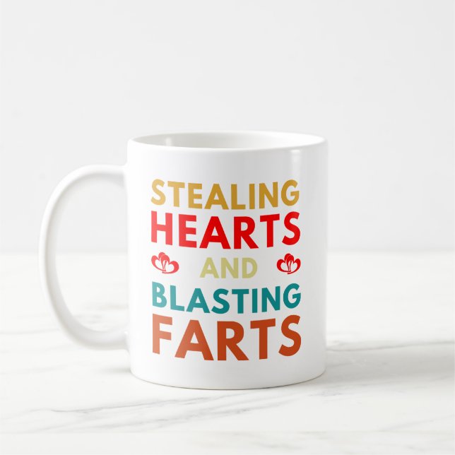 Mug Voler des cœurs et exploser des pets à la Saint-Va (Gauche)