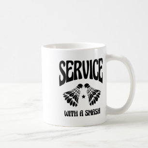 Mug Voler Haut Avec Chaque Navette Badminton Player Sh