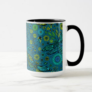 Mug Voler, pilonner la libellule en bleu