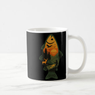 Mug Volet truite Pêche Forêt Extérieure Nature Faune S