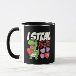 Mug Voleur de Cœur Dinosaure Mignon pour la Saint-