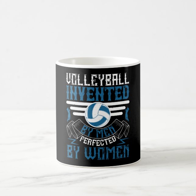 Mug Volley-Ball - Inventé Par Des Hommes Perfectionnés (Centre)