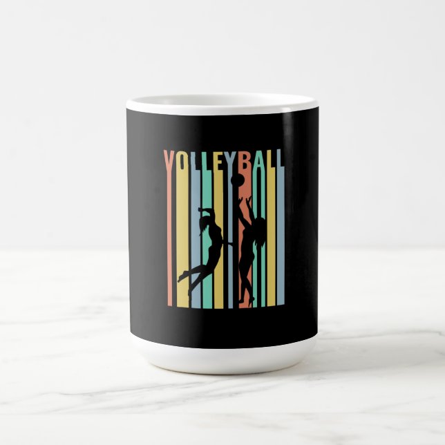 Mug Volleyball Beach-volley Rétro (Centre)