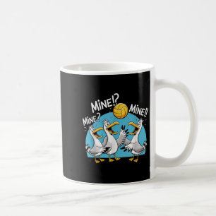 Mug Volleyball des mouettes Mine Mine Plage Oiseau Océ