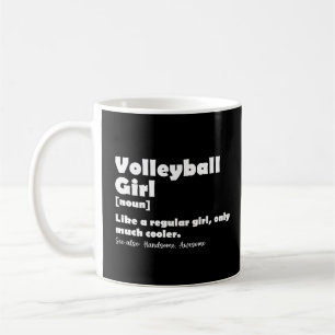 Mug Volleyball Girl Drôle Définition Volleyball Lover