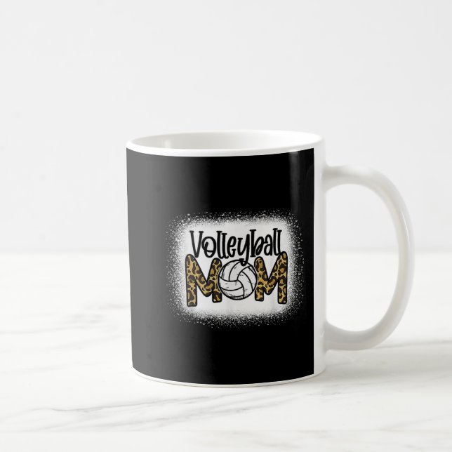 Mug Volleyball Maman Leopard Bleached Fun Fun Mother's (Droite)