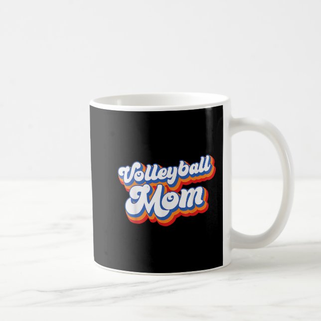 Mug Volleyball Maman Leopard Fun Ball Maman Fête des m (Droite)